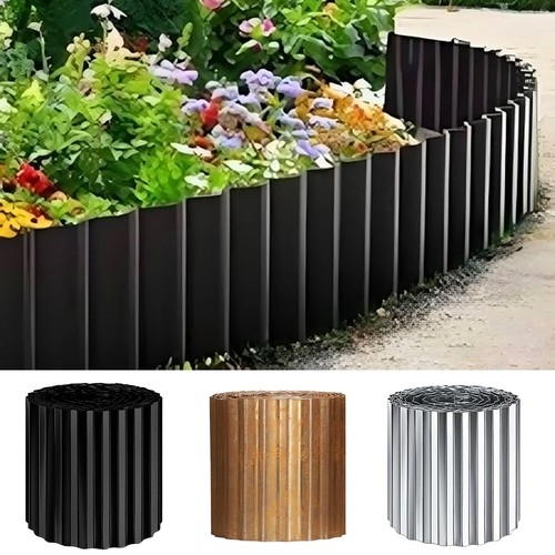 Corrugated metal garden edging - corrugated,