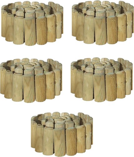 Natural wooden border - border, edging