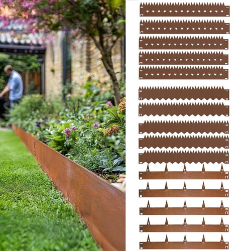 Heavy duty metal garden border - duty,
