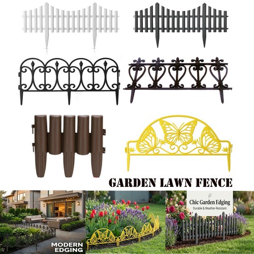 Lawn border fence - lawn,