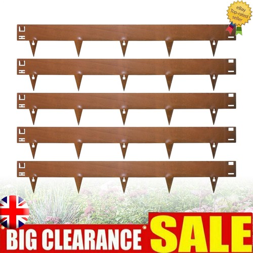 Corten steel lawn edging - corten, set