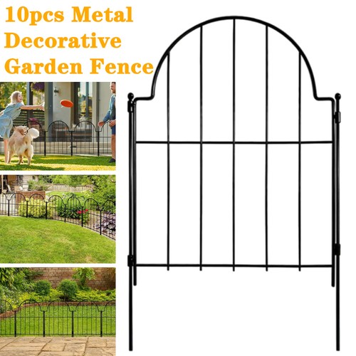 10pcs metal garden fencing - 10pcs,