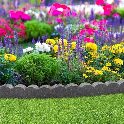 Garden eco curve border - garden,