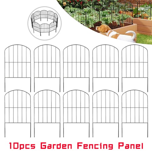 10pcs metal garden fencing - 10pcs,