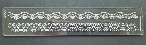 Groovi lace edging wavy - -,