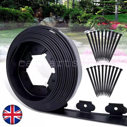 10m lawn edge border with - border,