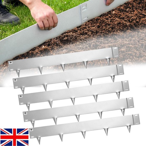 Rust steel lawn edging set - lawn,