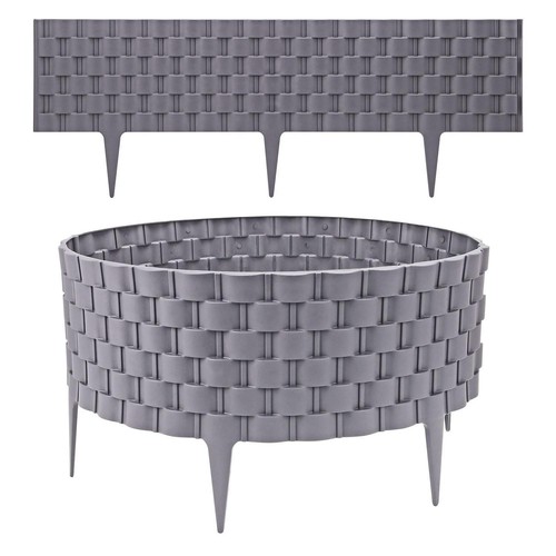 Grey rattan effect plastic - rattan,